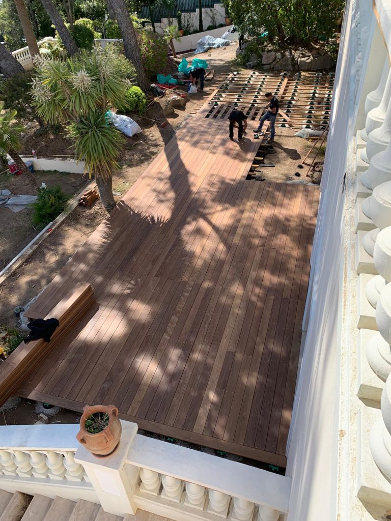 terrasse bois alpes maritimes